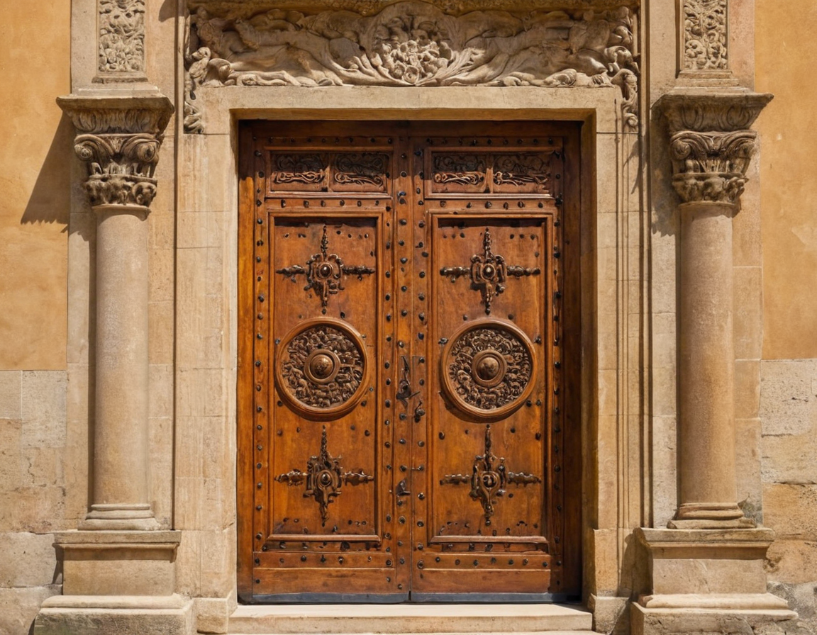 Ancient Egyptian  door